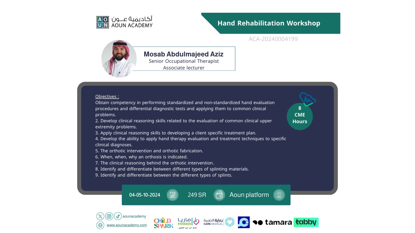 Hand Rehabilitation Workshop